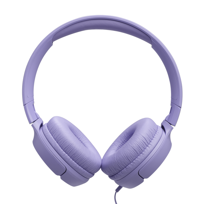 JBL Tune 520C USB-C - Purple - Hi-Res wired on-ear headphones - Top image number null